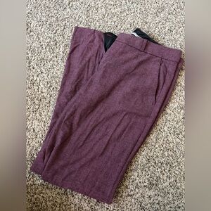 Banana Republic Maroon Herringbone Pants